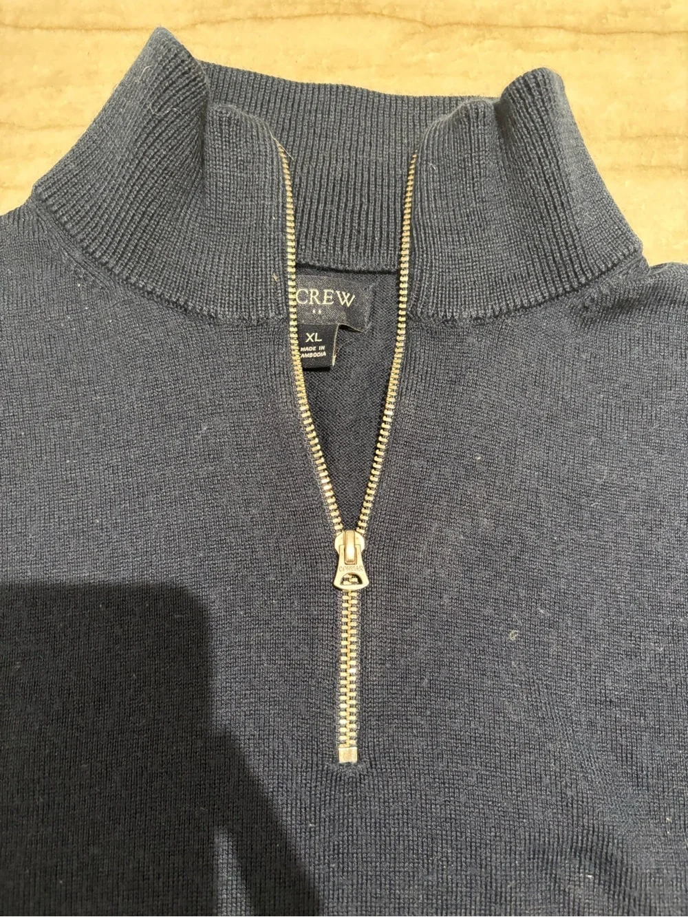 J. Crew streamlined navy